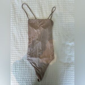 Pink Aritzia bodysuit